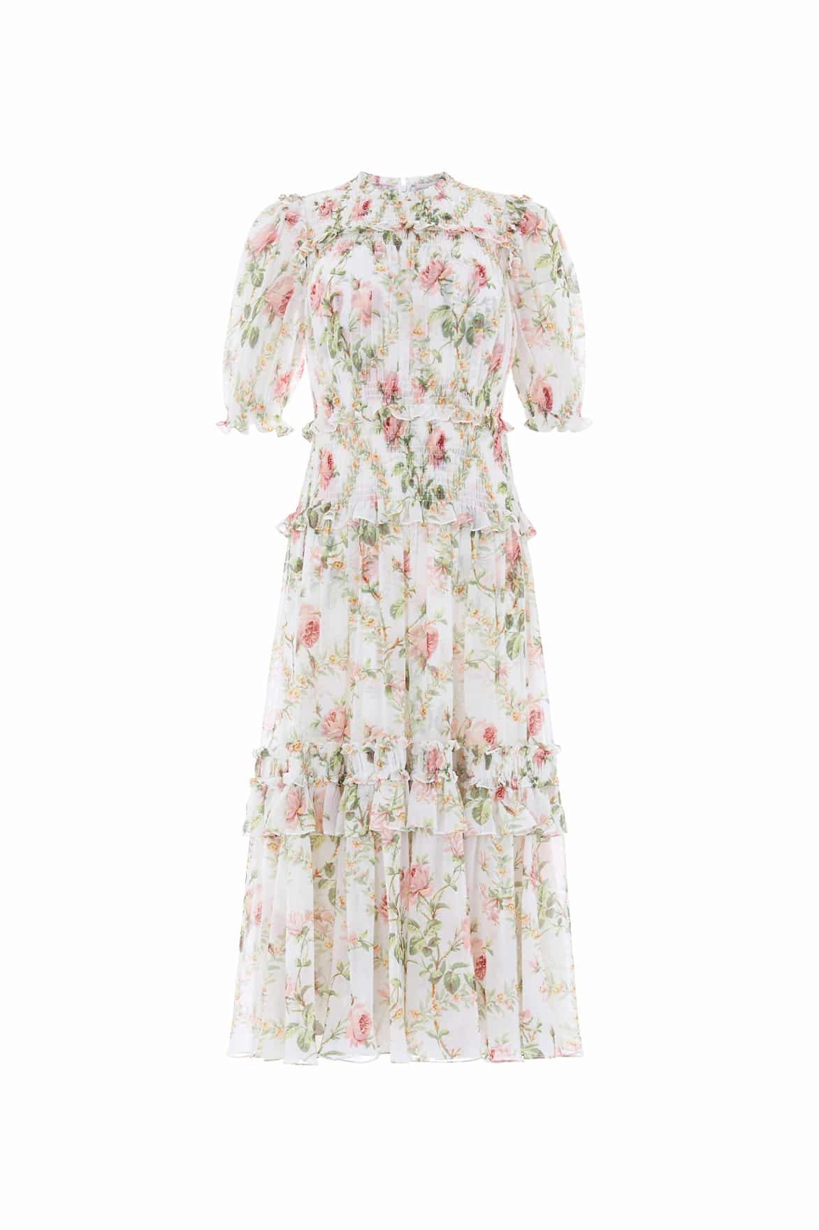 Colette's Rose Emilia Georgette Ballerina Dress Elegant Style