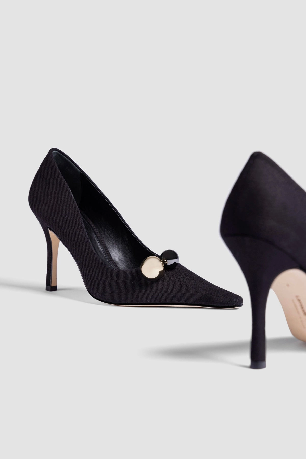 Breathable Upper Forest Mood Larroud x CPPXO Pump In Black Denim