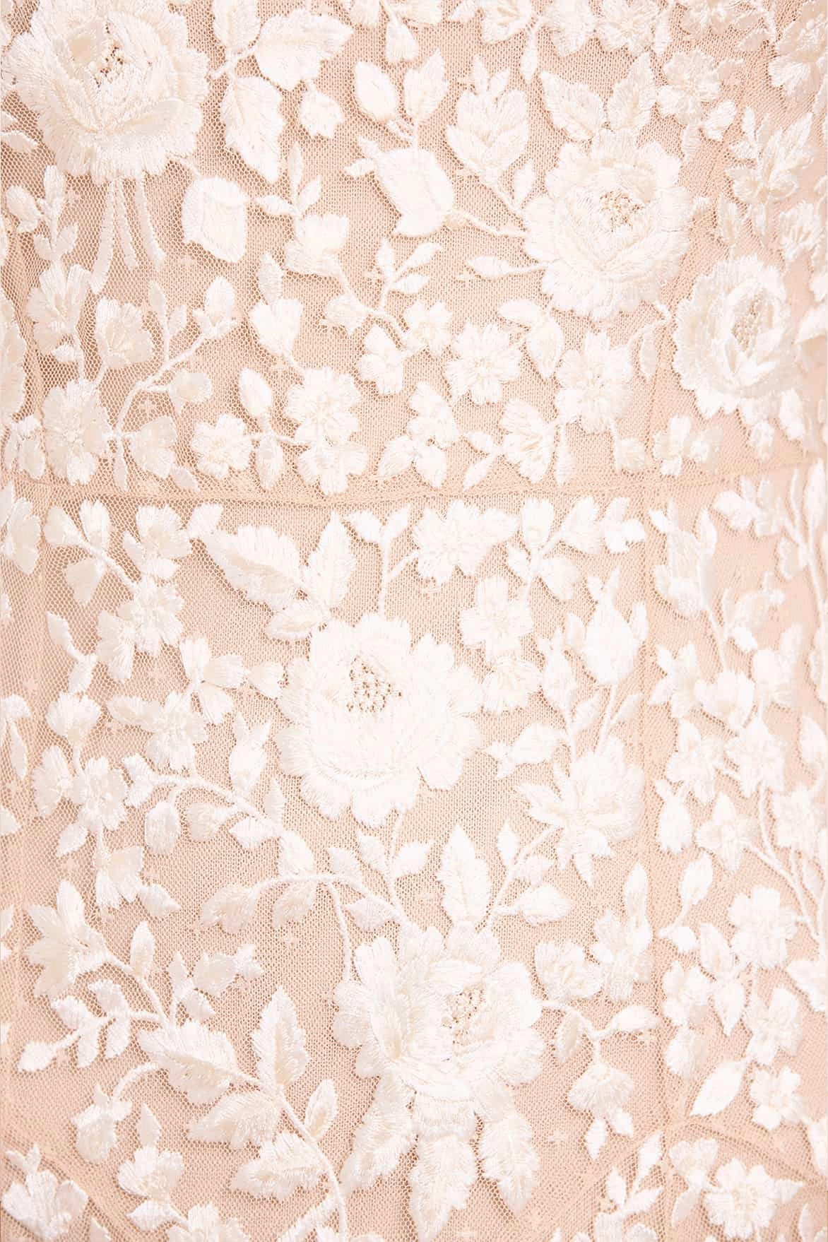 Chic Spirit Rosa Sheer Ankle Gown