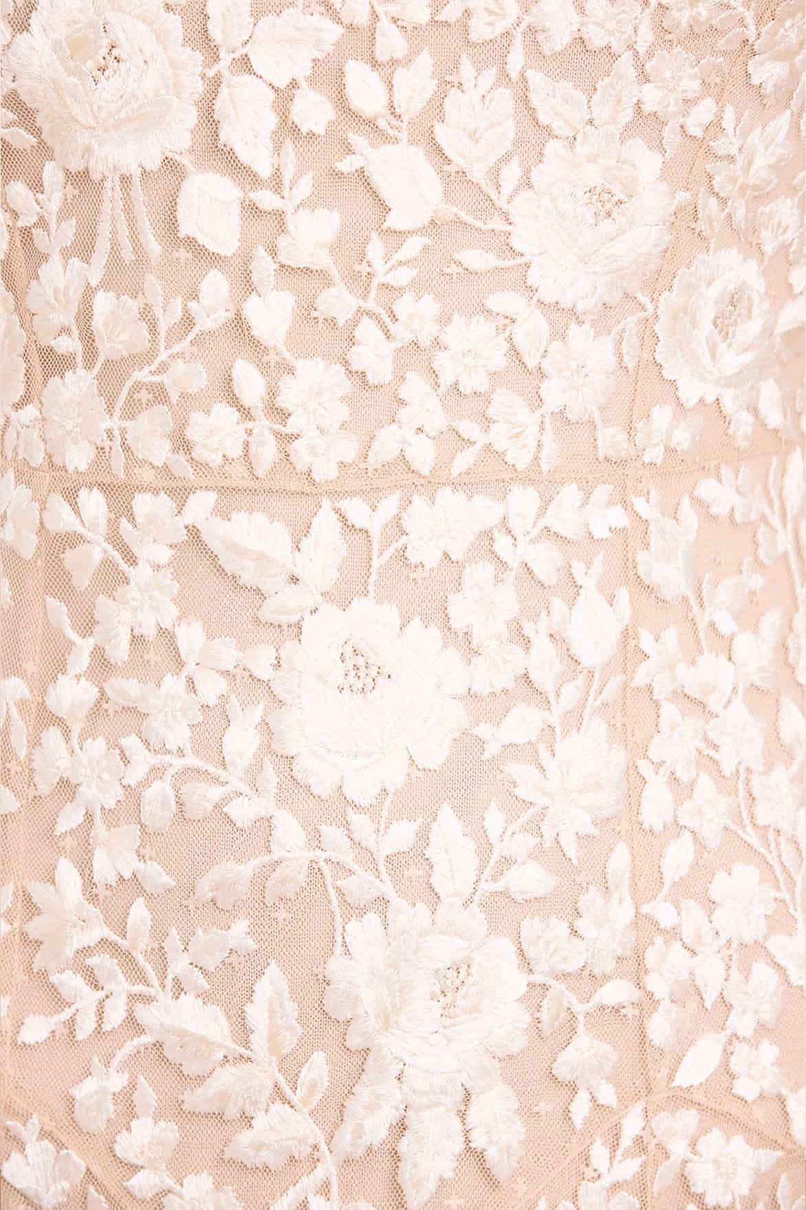 Versatile Layer Wear Slender Look Rosa Sheer Ankle Gown