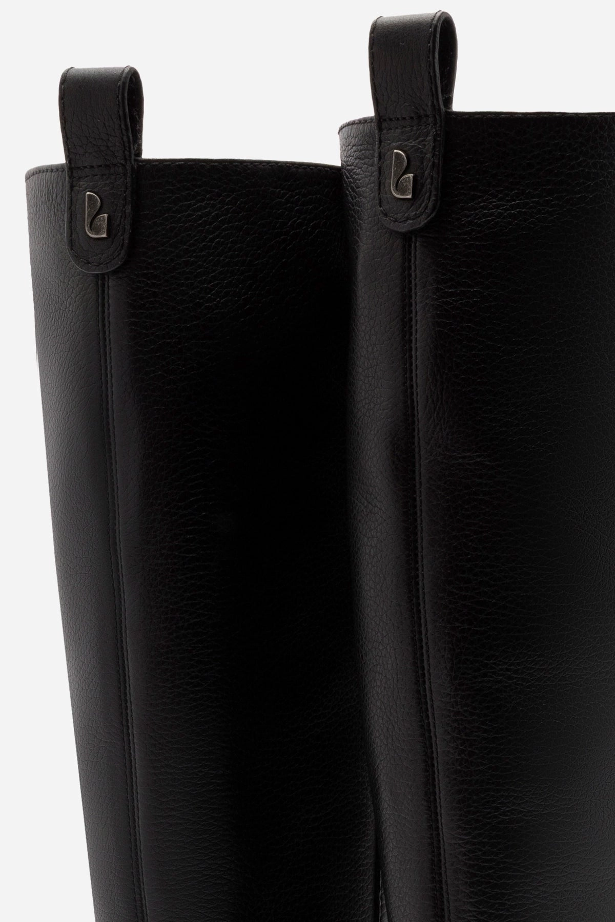 Florencia Boot In Black Leather City Bright