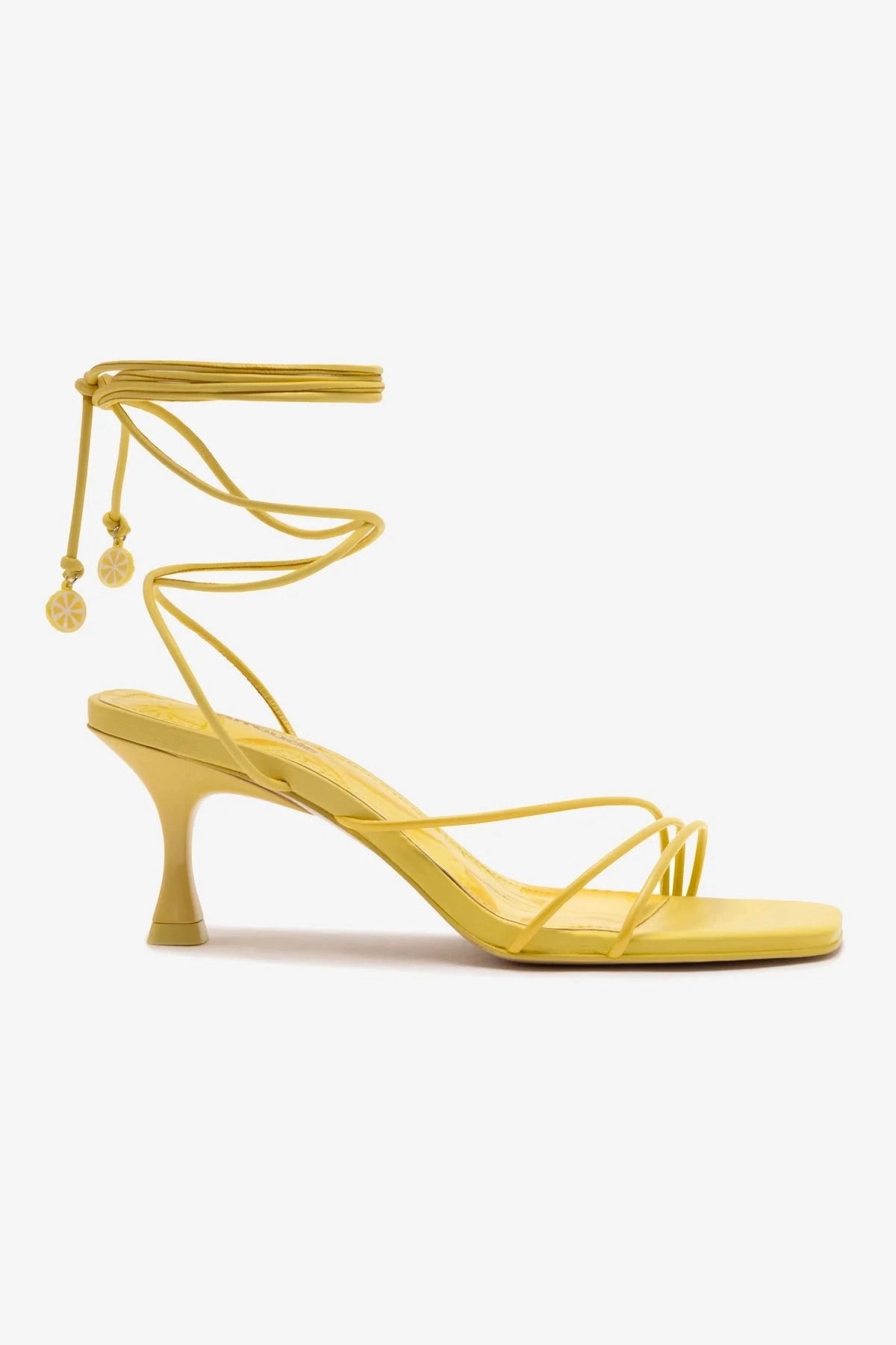 Feather Light Cold Weather Nadia Sandal In Lemonade Leather