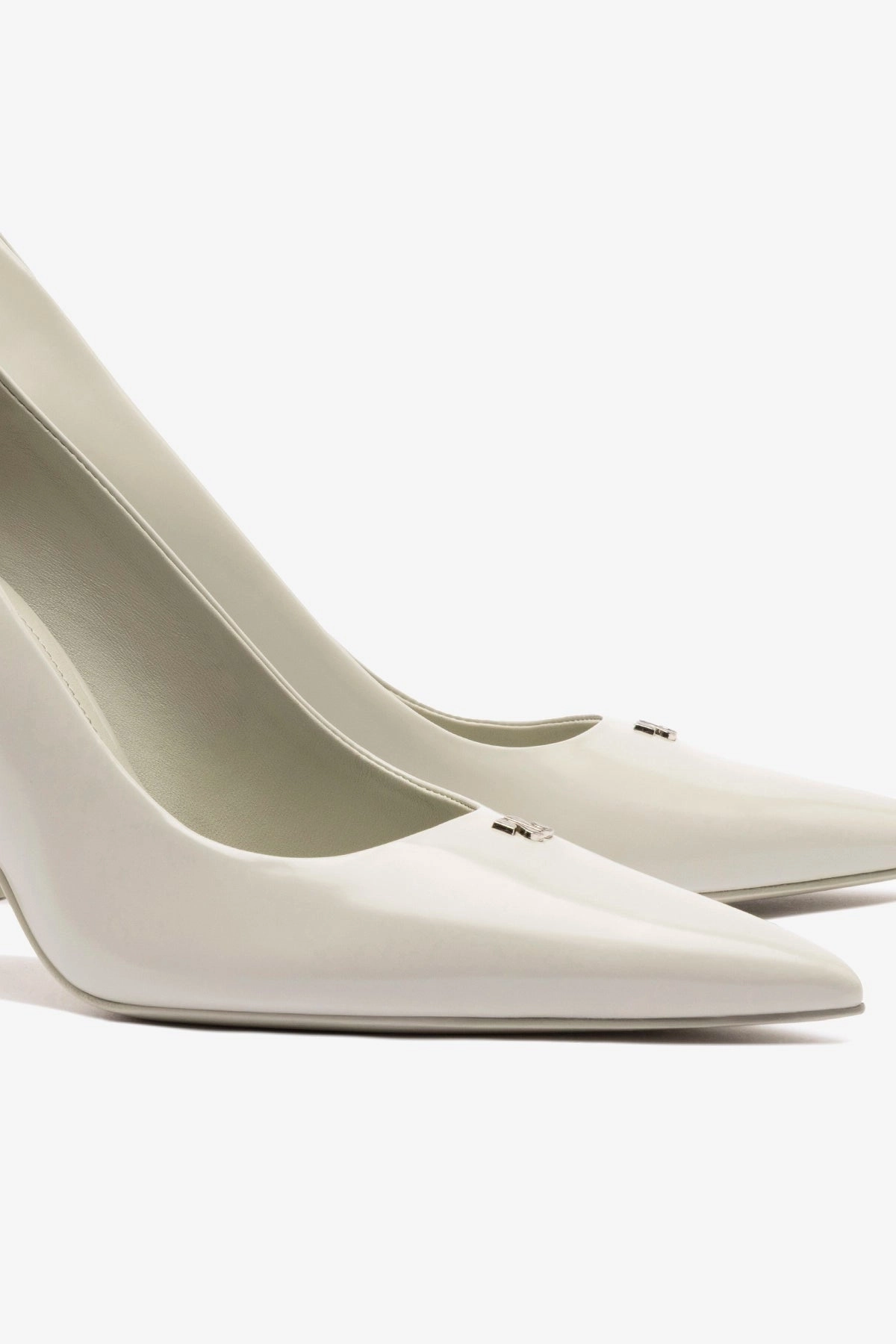 Stone Pump In Gray Box Leather Star Walk