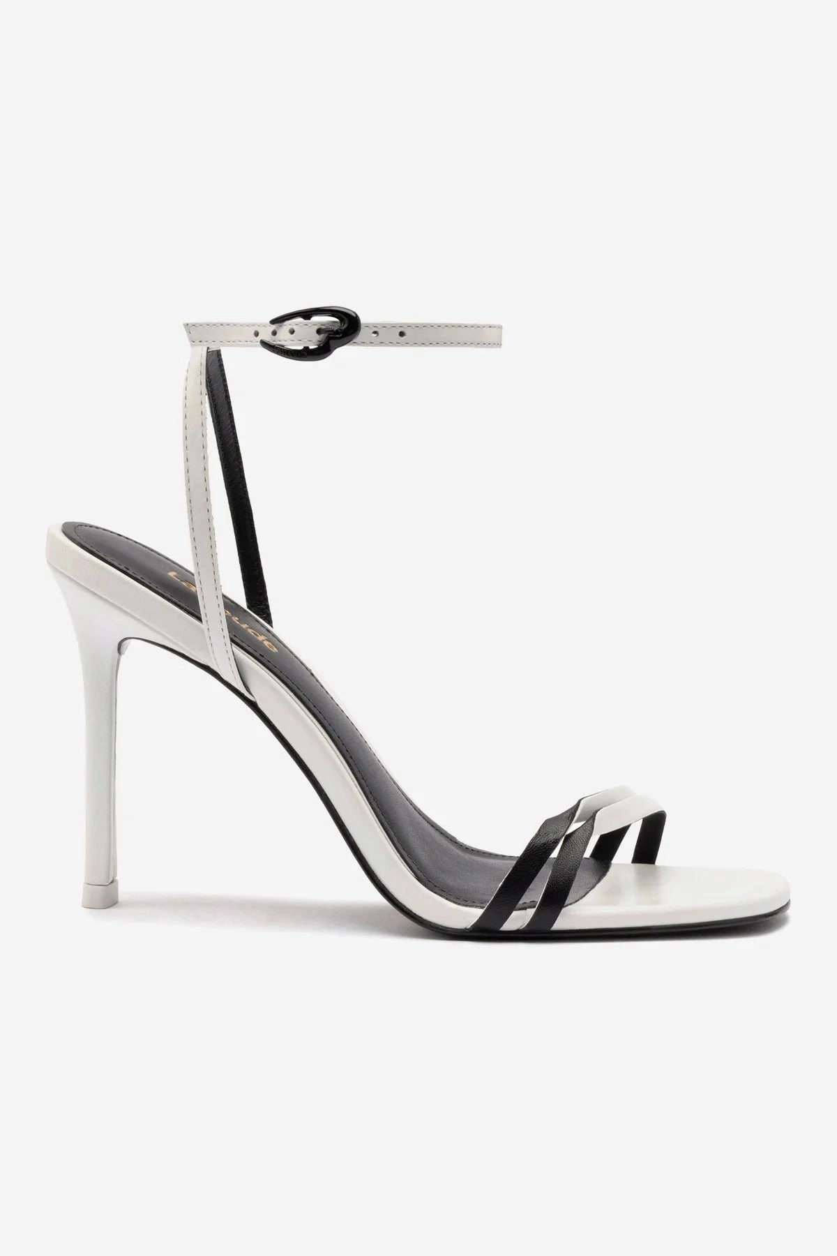 Vesper Sandal In White Leather Non Toxic Materials