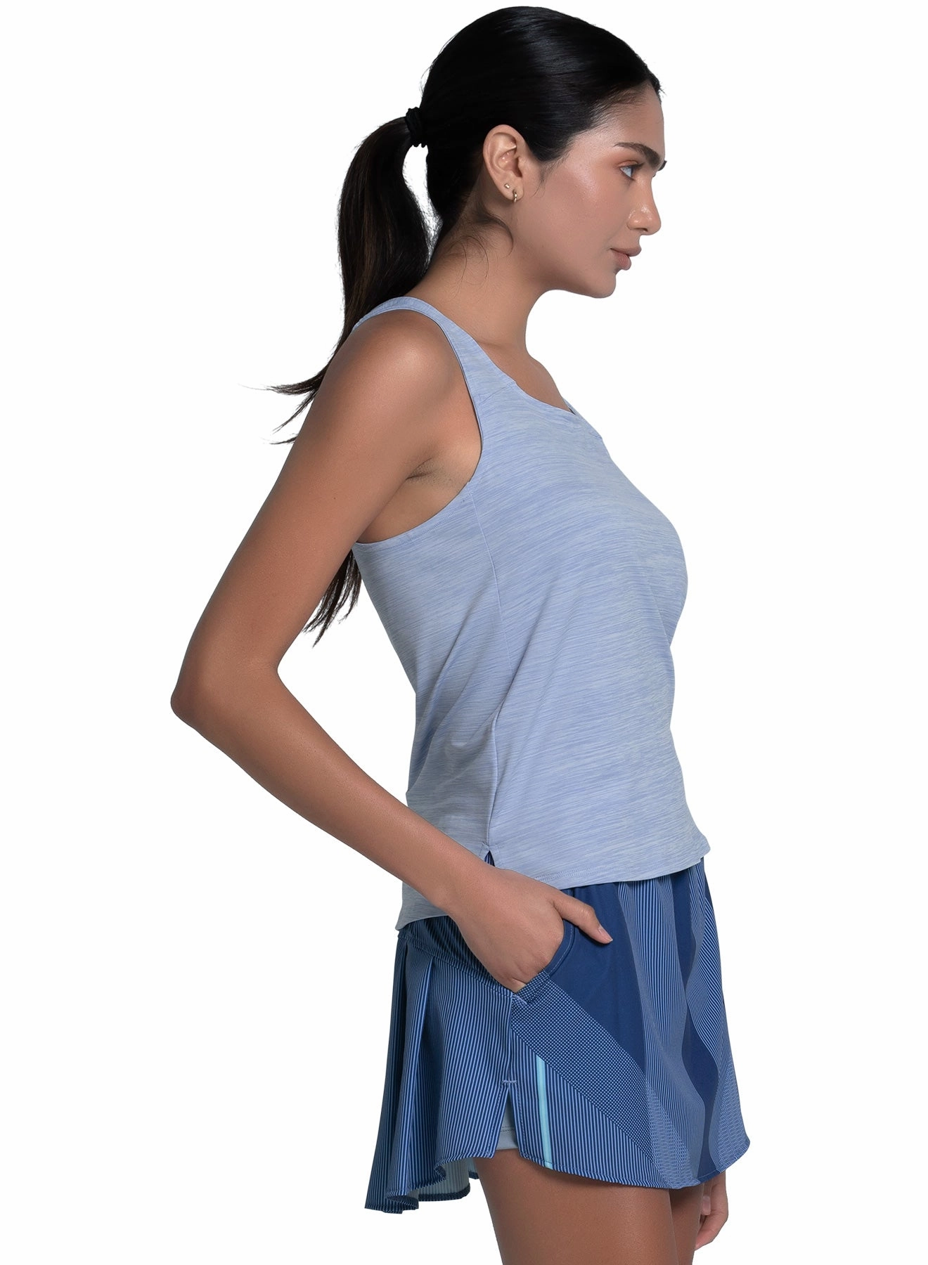 Action Tank Flexible Knit Blend Slim Silhouette