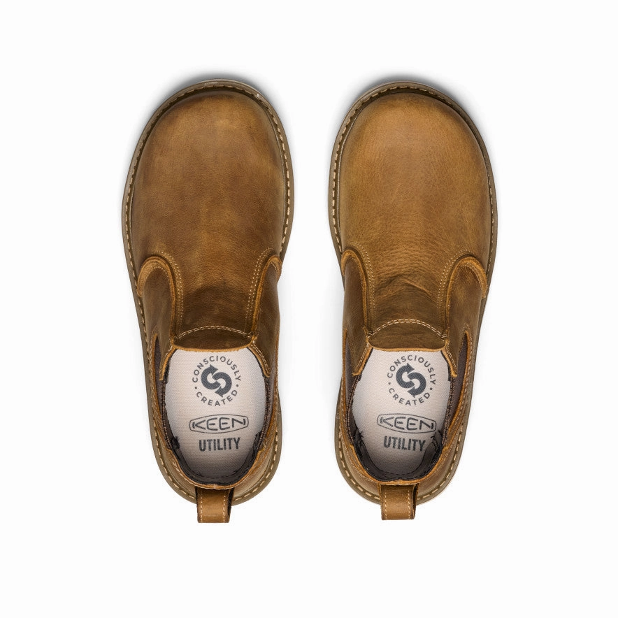 Women's San Jose Chelsea 90 Heel Boot (Soft Toe)  |  Belgian/Gum Easy Step In