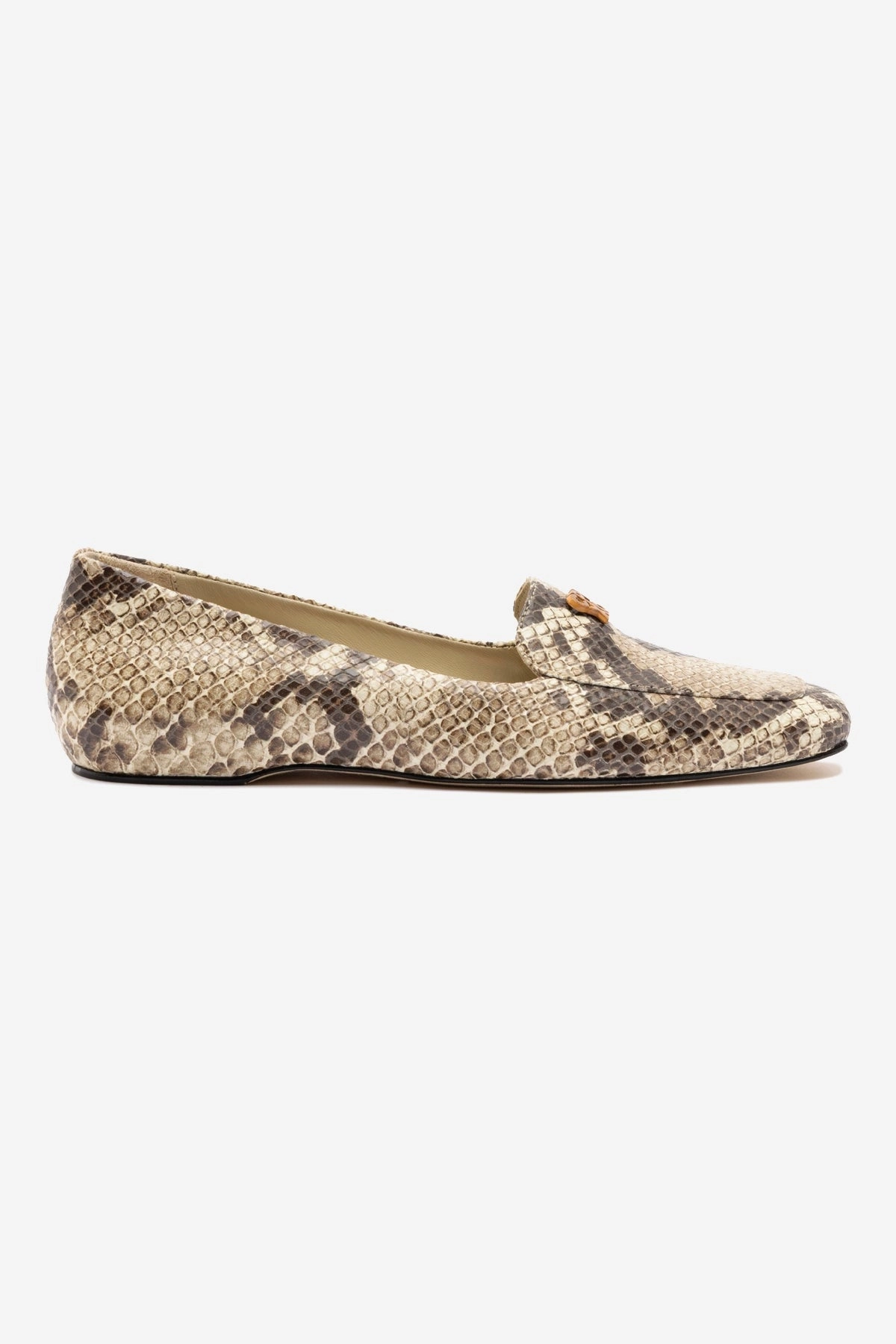 Dream Walk Low Impact Design Larroud x CPPXO Loafer In Neutral Snake Leather