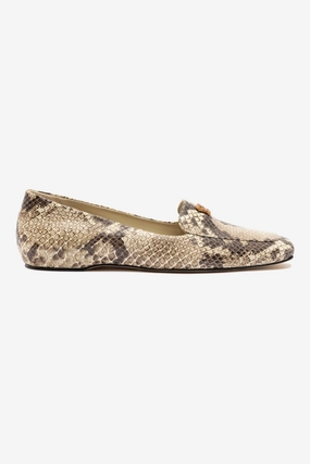 Dream Walk Low Impact Design Larroud x CPPXO Loafer In Neutral Snake Leather