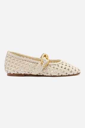 Future Walk Zip Fast Verona New Macrame In Ivory Leather