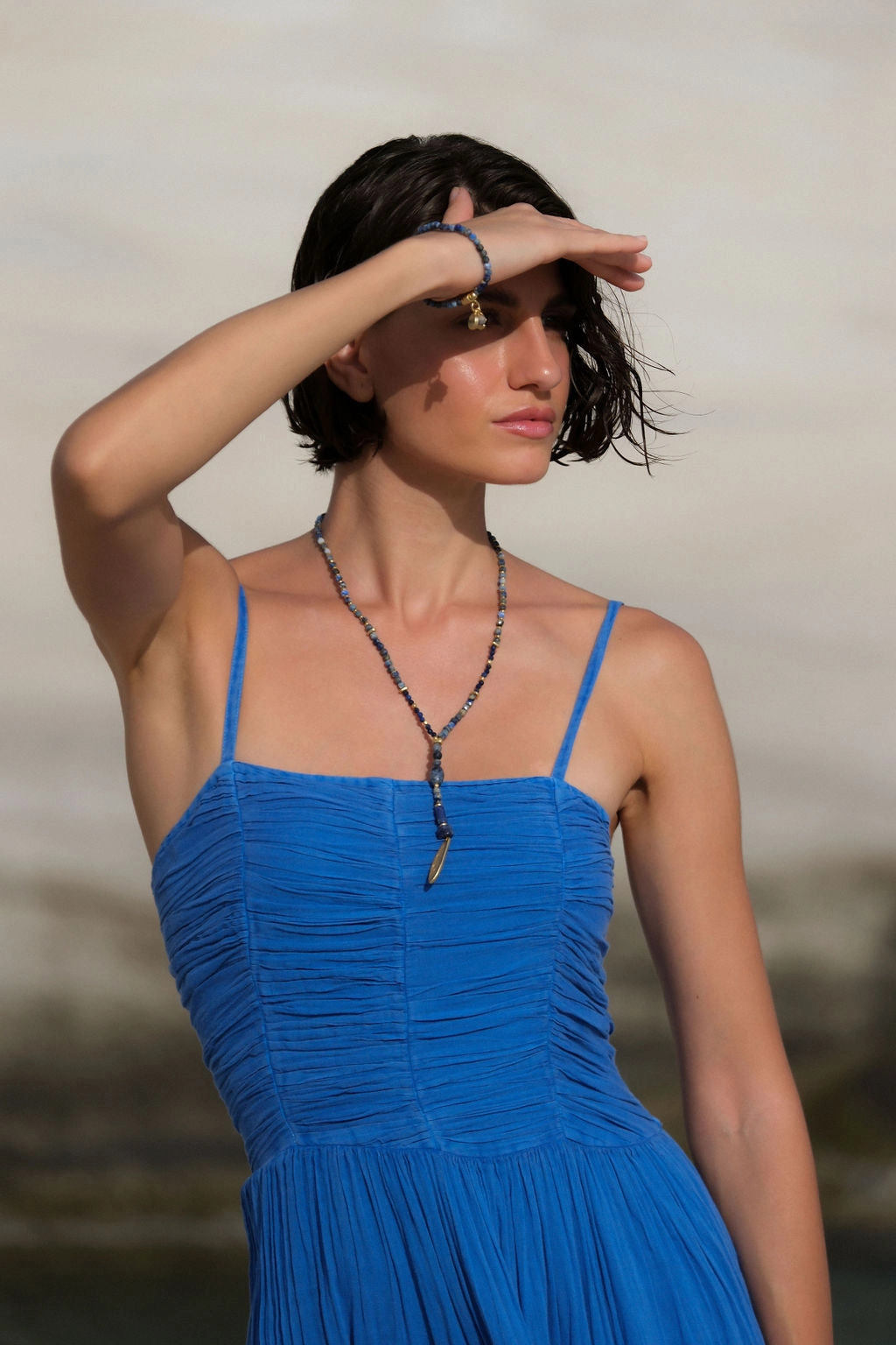 Boheme Dress Blue Grace Flow