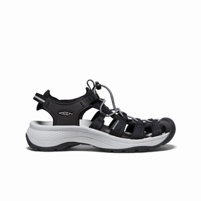 Women's Astoria West Sandal  |  Black/Grey Supportive And Stylish