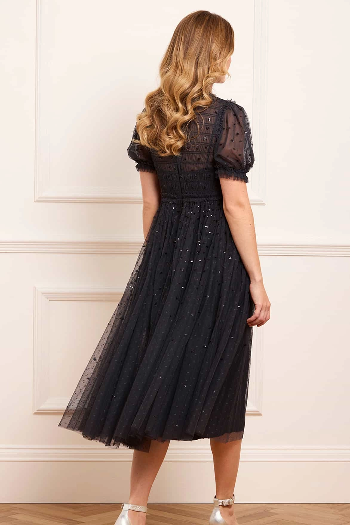 Soft Contour Sequin Giselle Smocked Ballerina Dress