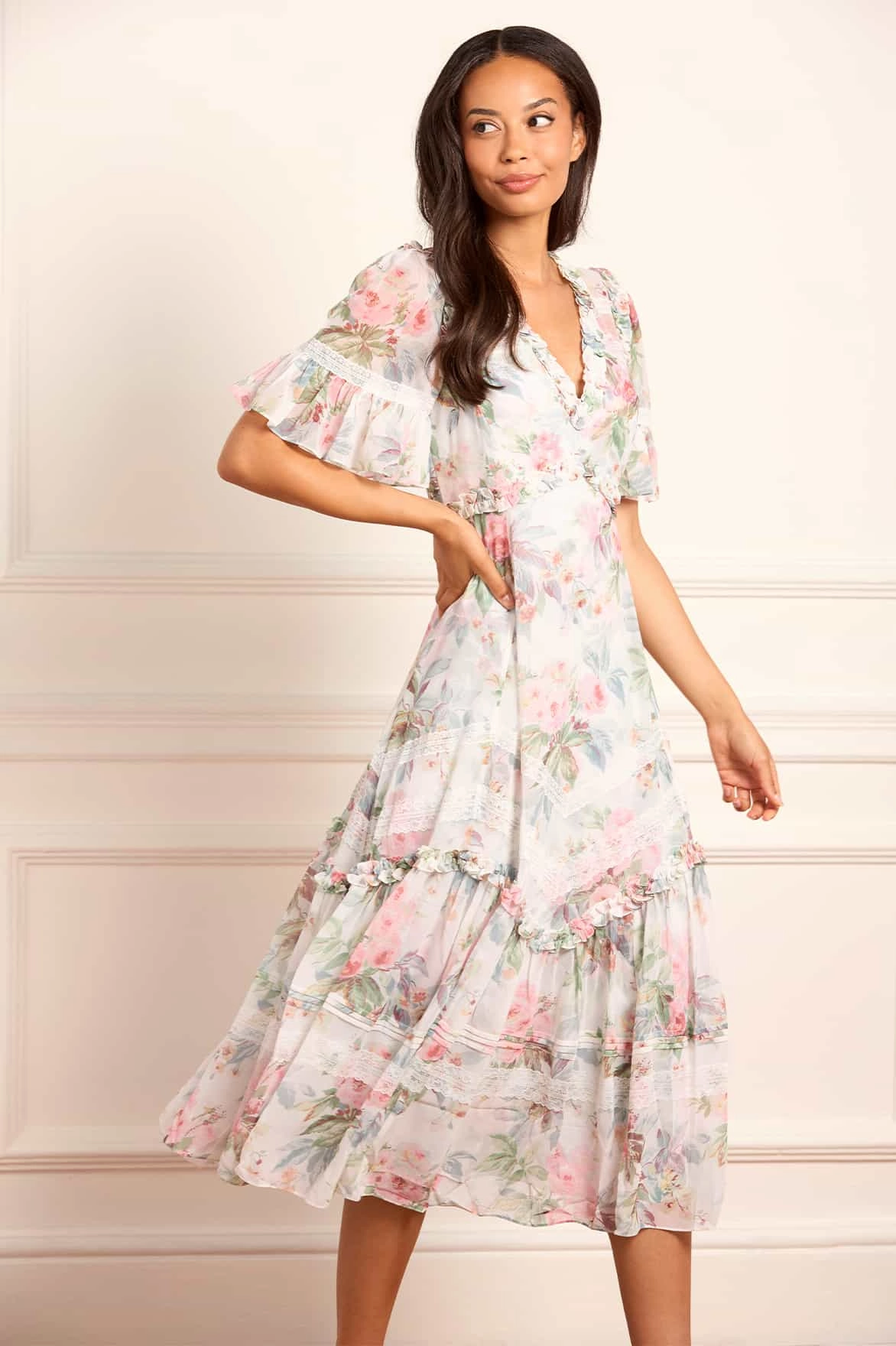 Paradise Garden Sonata Georgette Ballerina Dress Polished Wear