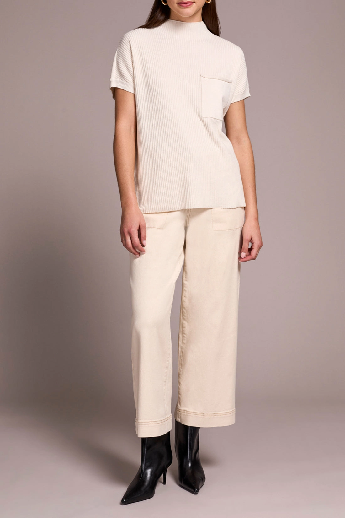 Tribal Dolman Pocket Sweater in Moonstone AbrasionResistant Finish