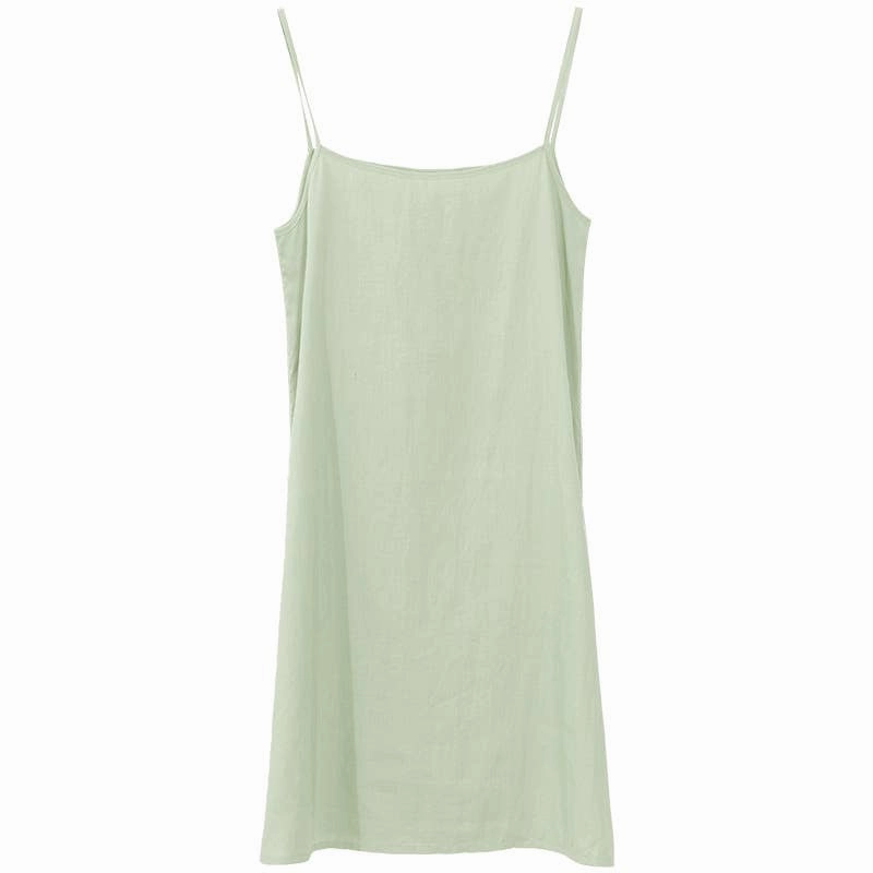 COTTON SKIN-FRIENDLY BASE DRESS_CWDSD4057 Luxe style Minimal Detail