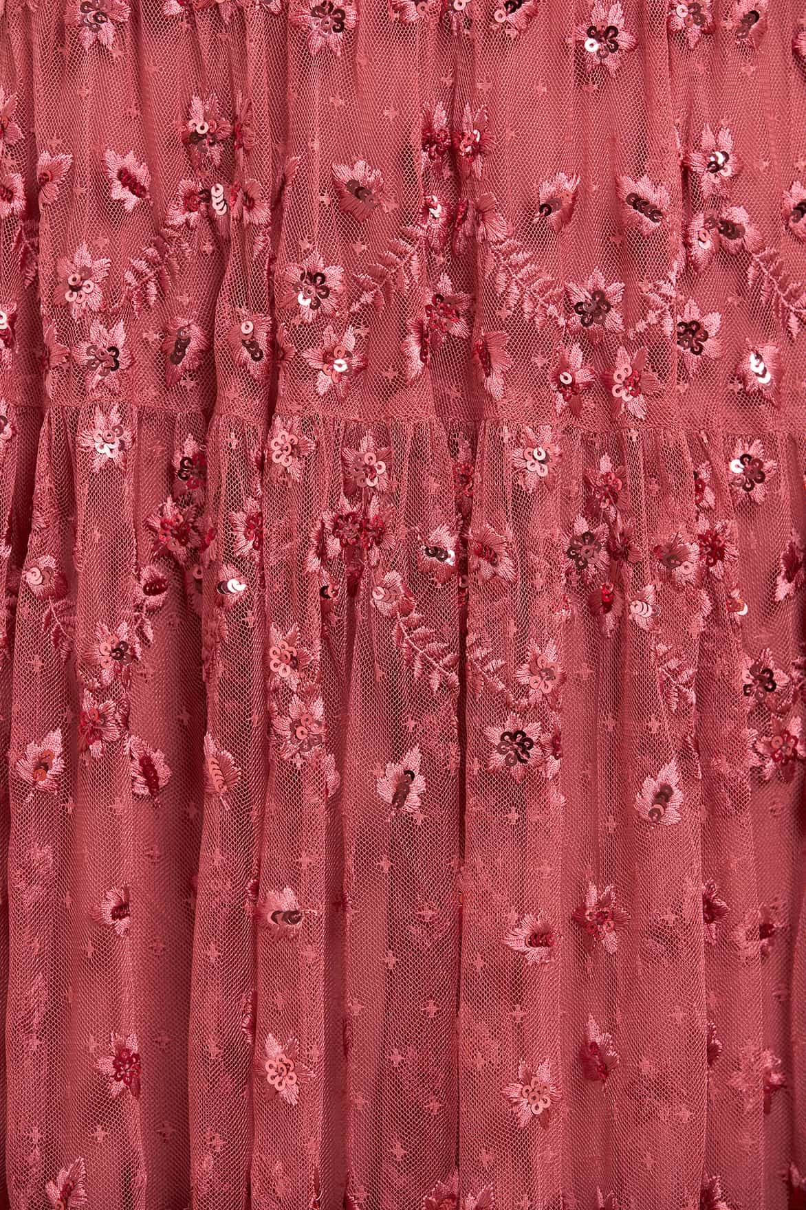 Versatile Layering Wardrobe-Staple Clover Short Sleeve Ankle Gown