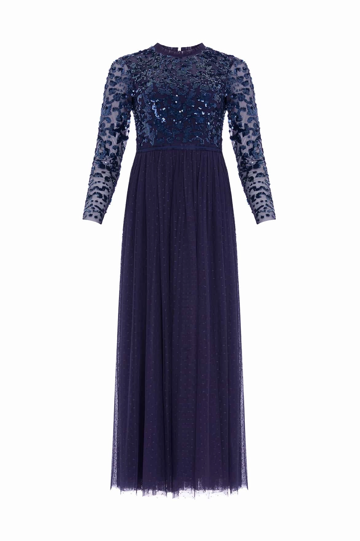 slim fit Satin Fabric Tempest Bodice Ankle Gown