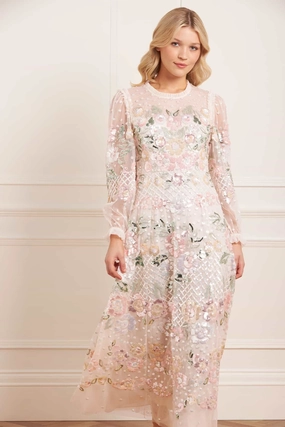 Rosalie Ankle Gown Luxe Fabric Art Event