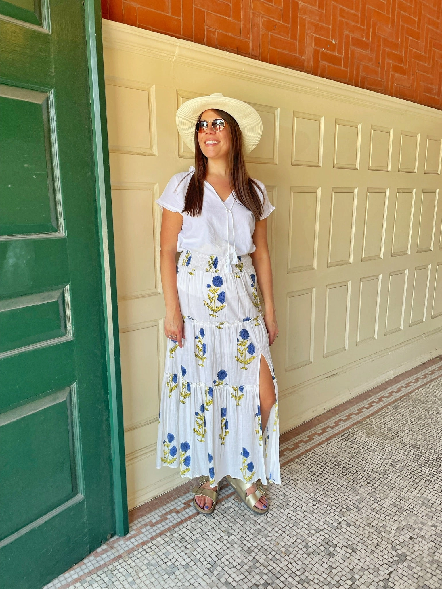 Skye Maxi Skirt Green Hill Essential Wearable