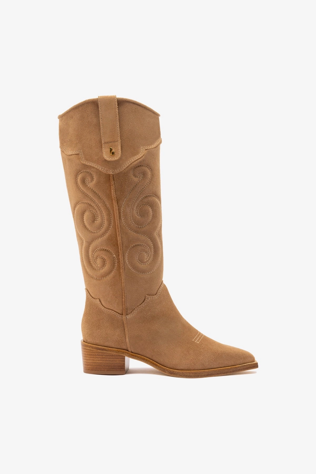 design Paloma Boot In Peanut Suede