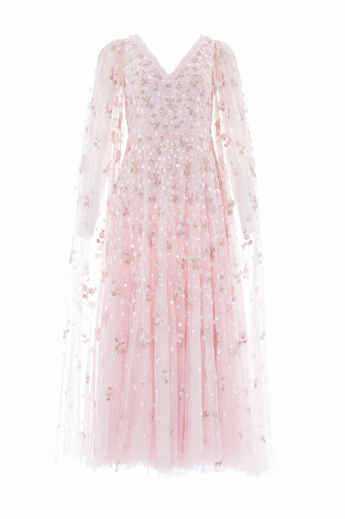 hypoallergenic Perfect Wearable Dahlia Ditsy Ankle Gown