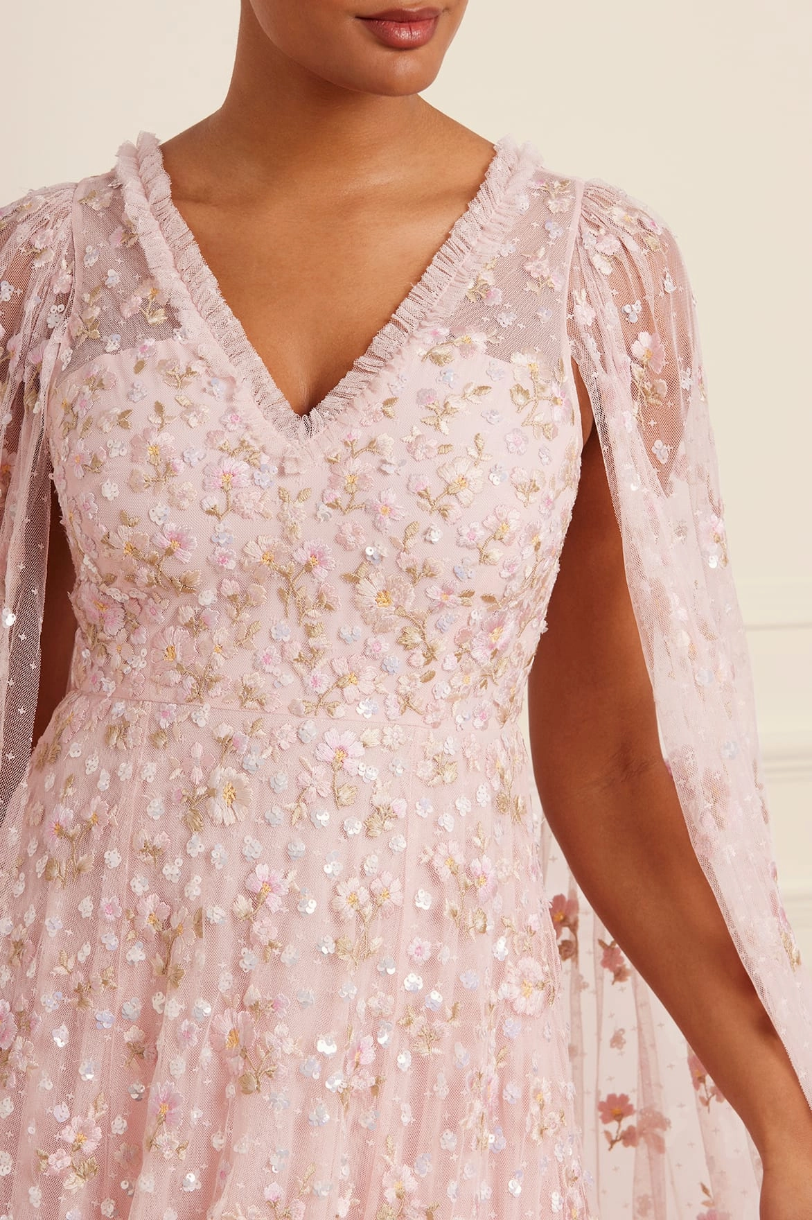 Dahlia Ditsy Ankle Gown Daily Comfort