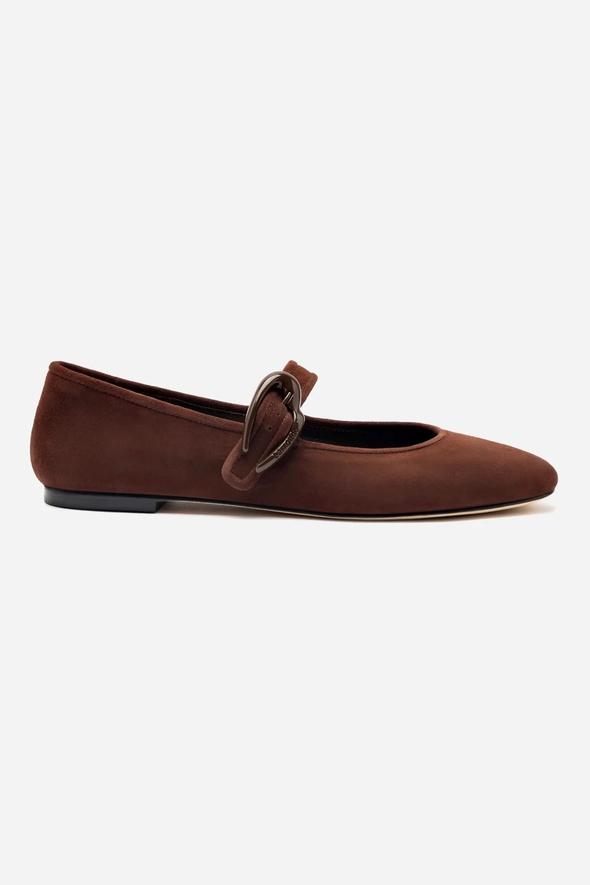 Soft Land easy move Verona Ballet Flat In Brown Suede
