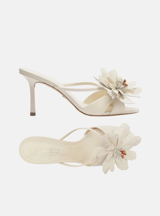 Daisy Leather Stiletto Sandal Street Walk