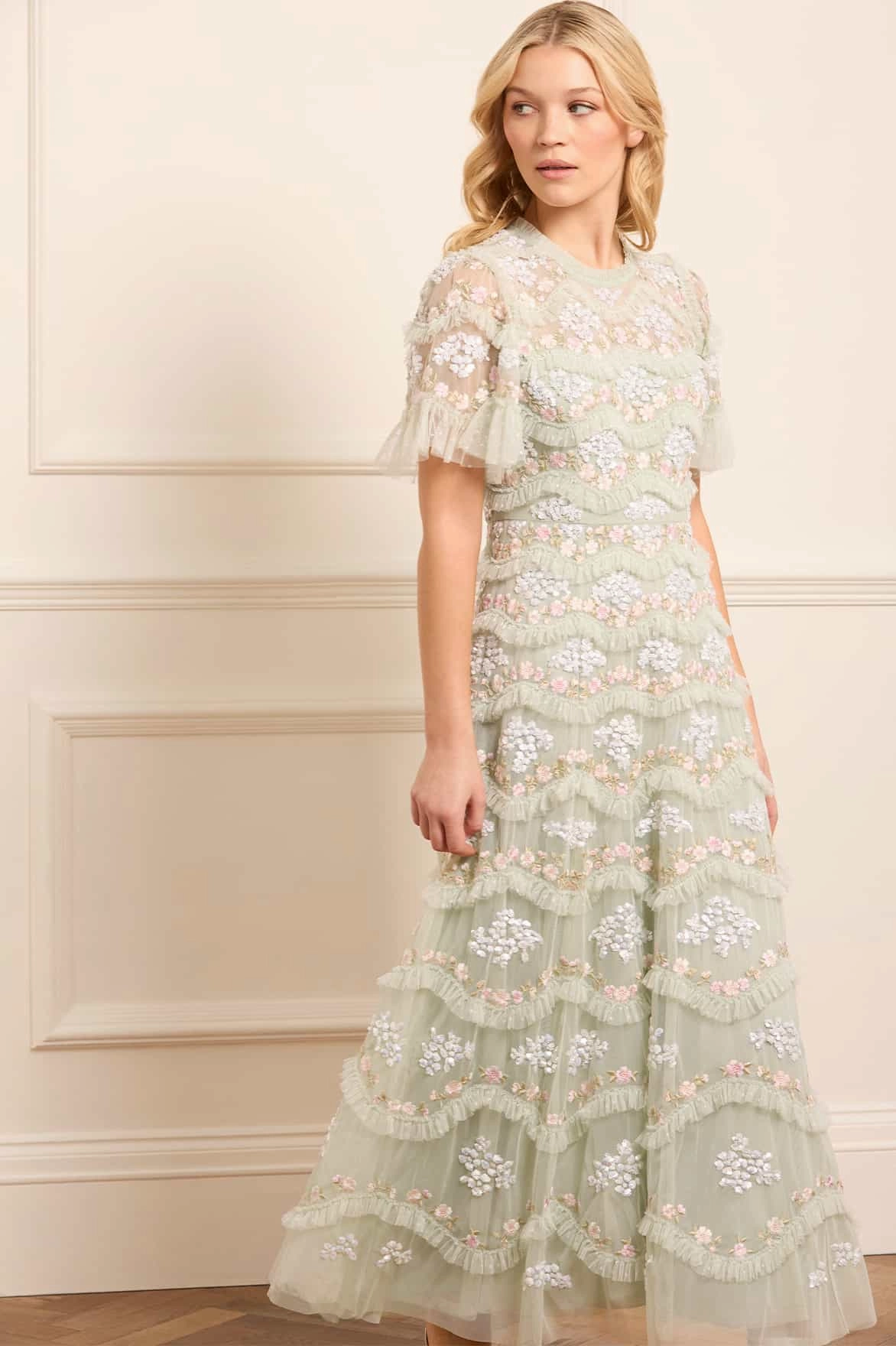 Daisy Wave Ankle Gown Night Charm