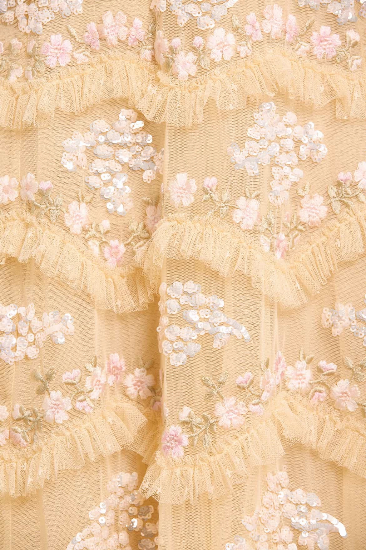 Daisy Wave Ankle Gown Linen Soft