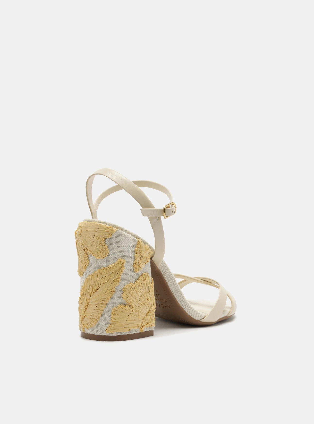Footwear for Vacation Dana Leather Block Sandal