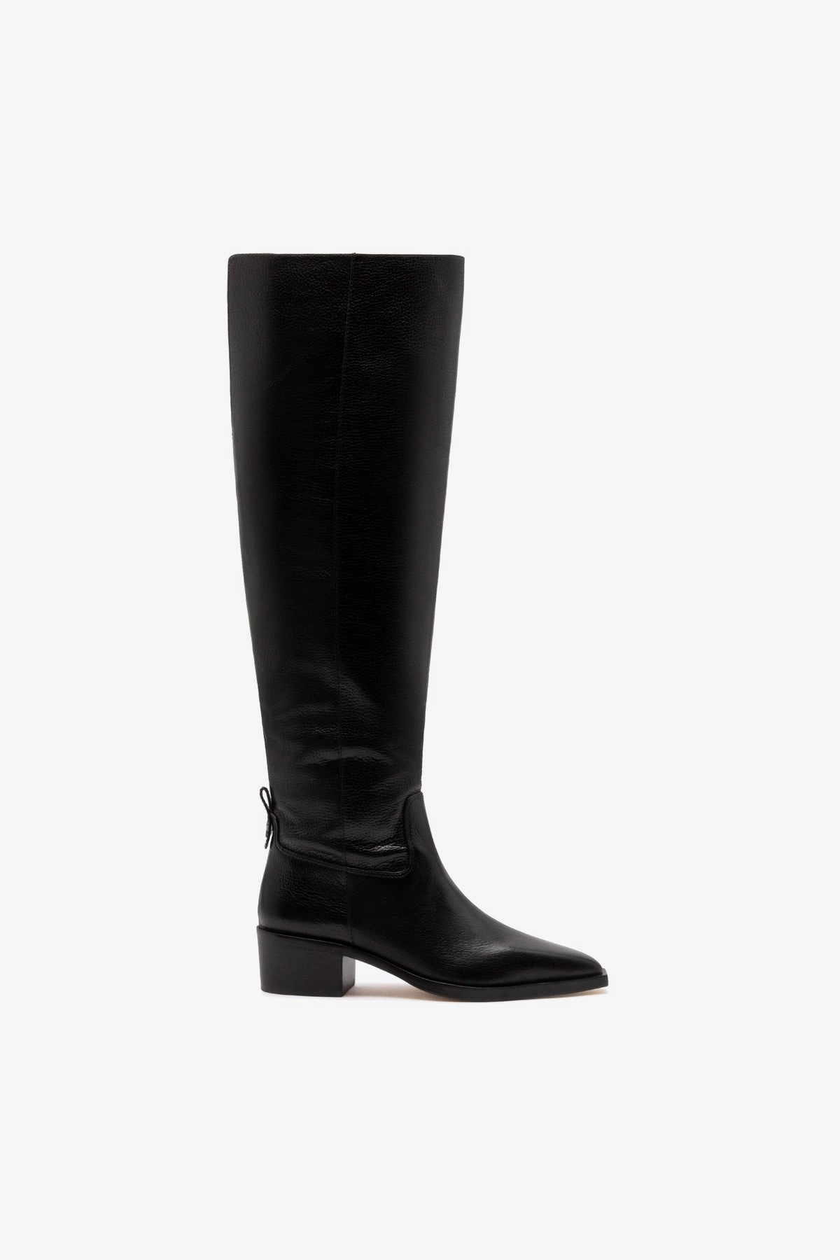 Florencia Hi Boot In Black Leather Energy Rise