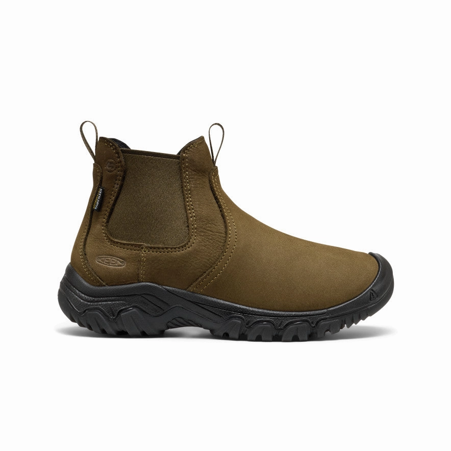Holiday Feel City Utility Women's Greta II Waterproof Chelsea  |  Dark Olive/Black