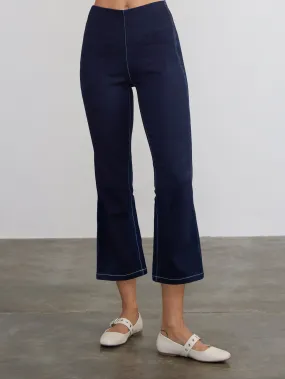 DENIM CROP FLARE PANT FlexibleKnees