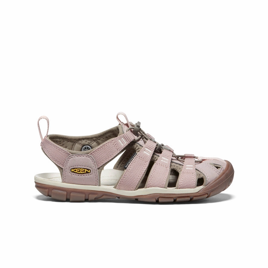 Women's Clearwater CNX Sandal  |  Timberwolf/Fawn Wedge Sole Foot-Friendly Shoes