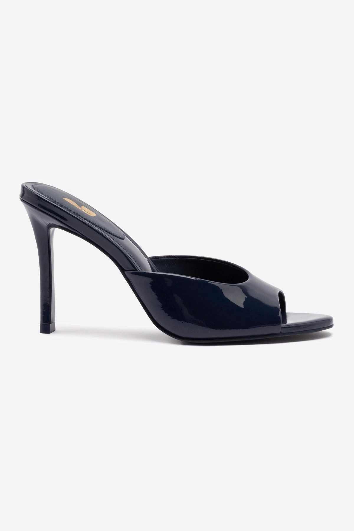 Photo Glam Vintage Love Jasmine Hi Mule In Navy Leather