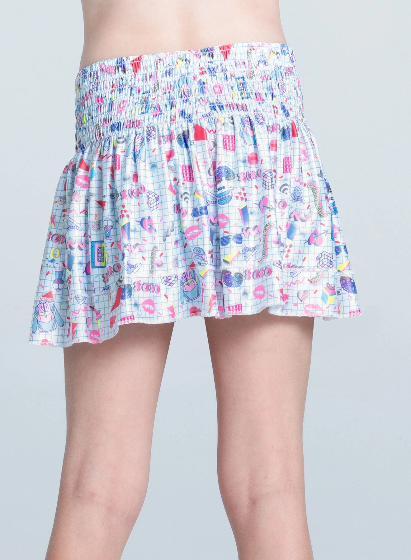 Diva Smocked Skirt- Girls Minimalist Styling