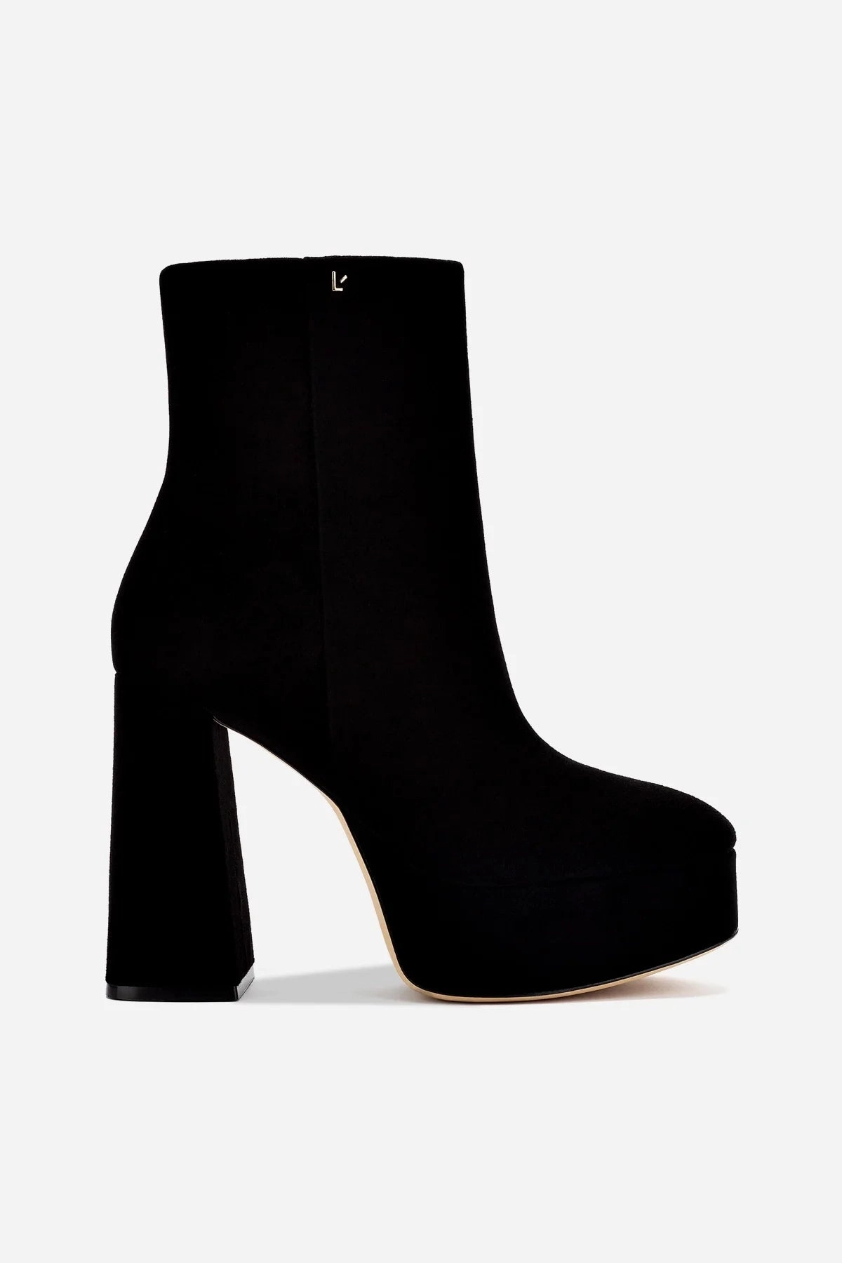 Dolly Boot In Black Suede Date night