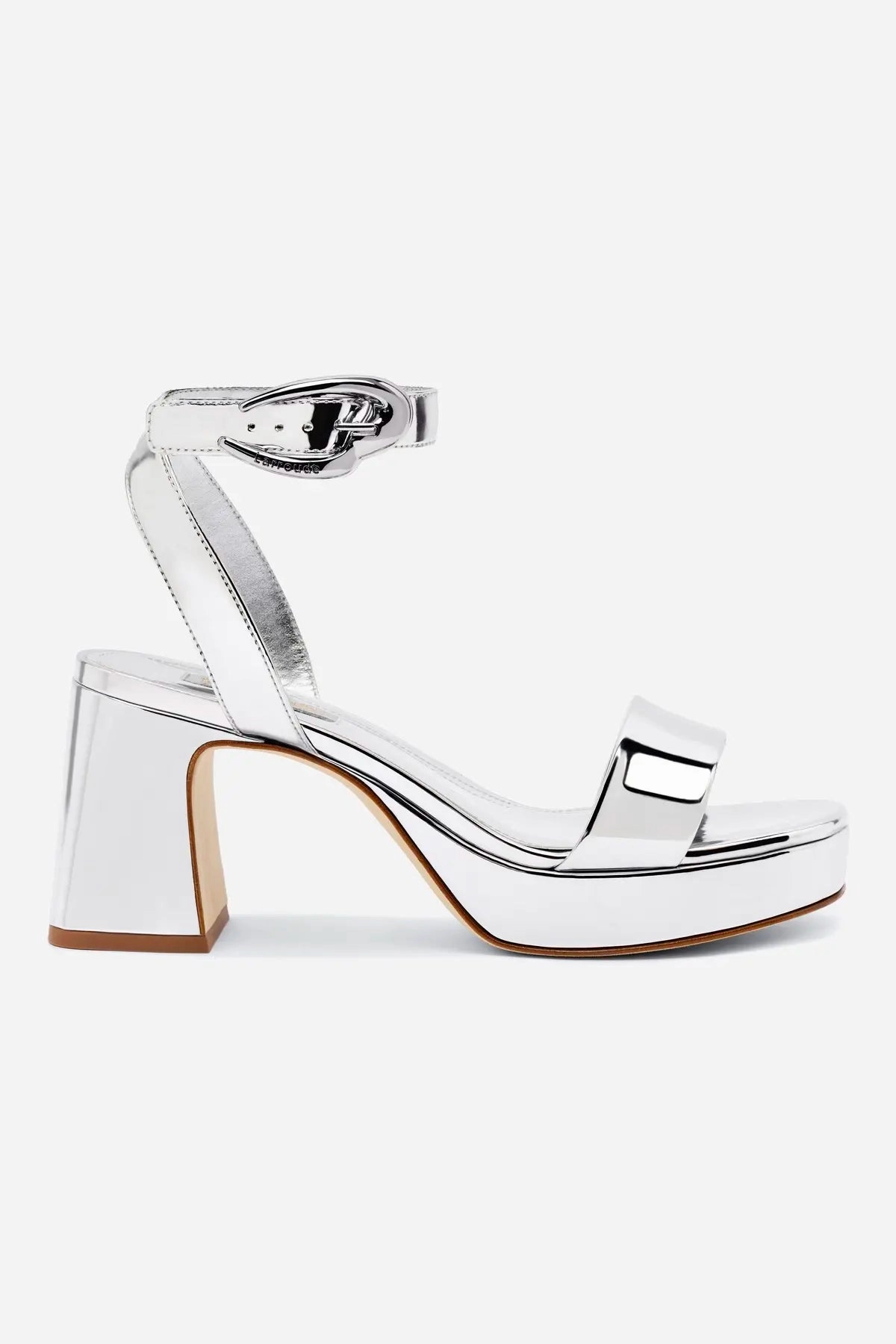Dolly Verona Low Sandal In Silver Specchio Play Mode Mesh