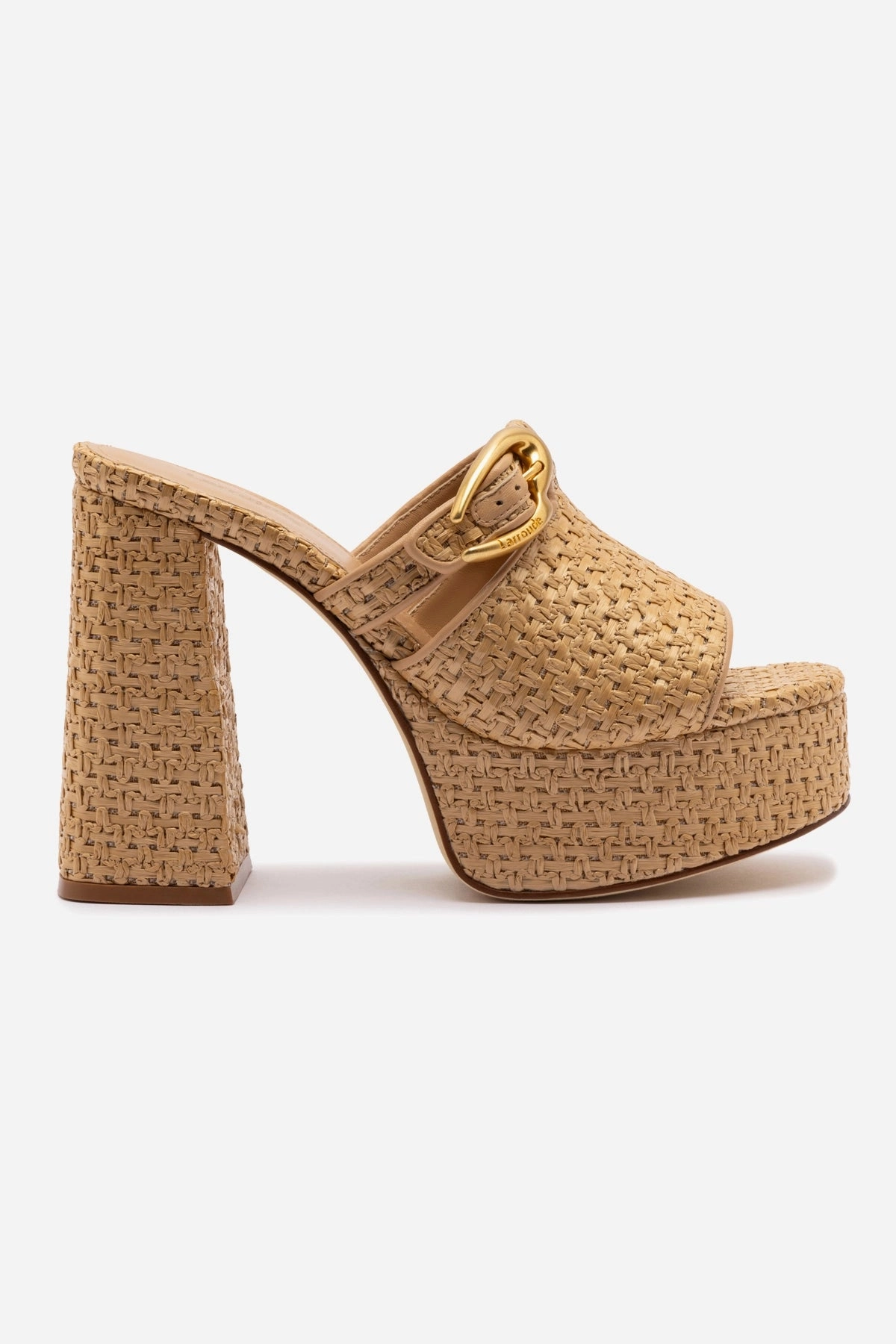 Fight Mode Dolly Verona Mule In Natural Raffia