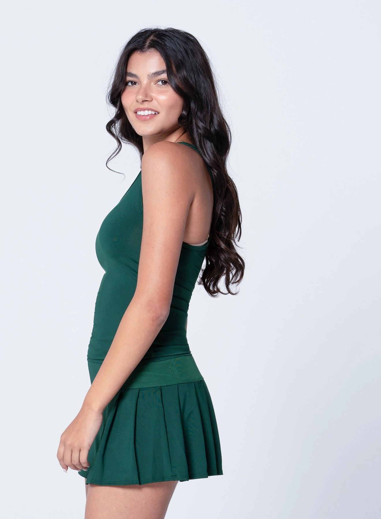 Andrea Tank Resilient Fabric Blend NonChafingEdges