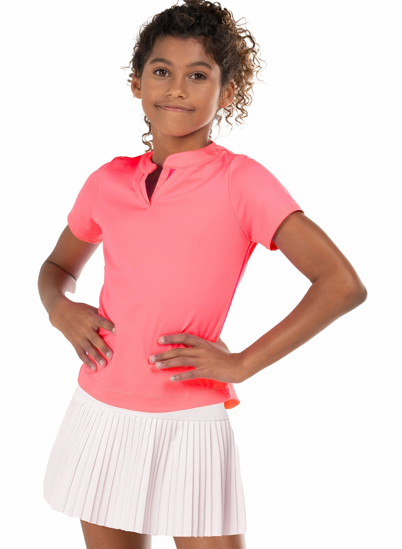 Double V Short Sleeve UltravioletProtectionFabric