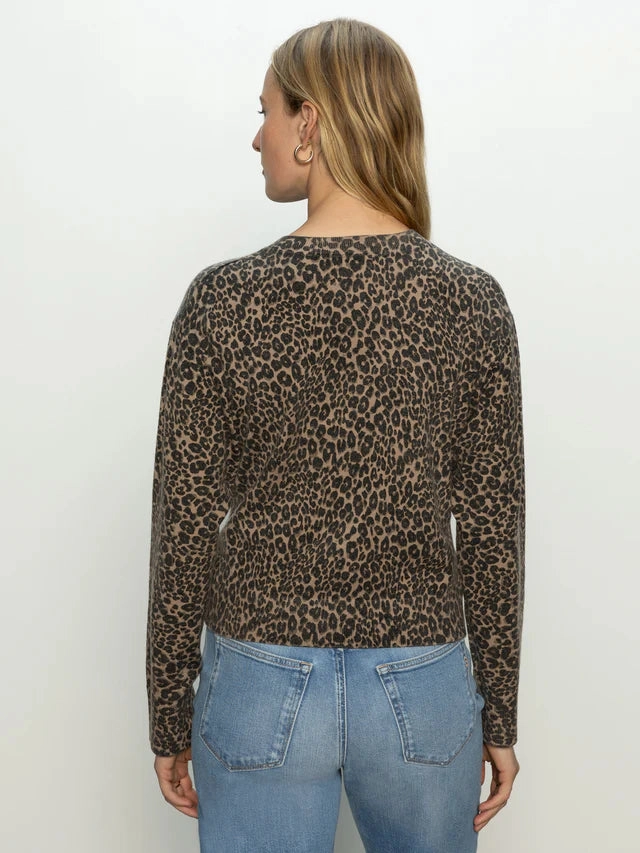 Recycled Polyester Blend NoiseReduciting Zipper Sanctuary Must-Have Leopard Print Cardi