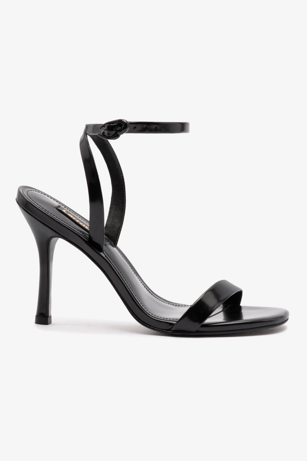 Veronina Sandal In Black Box Leather Thermoregulating Insole