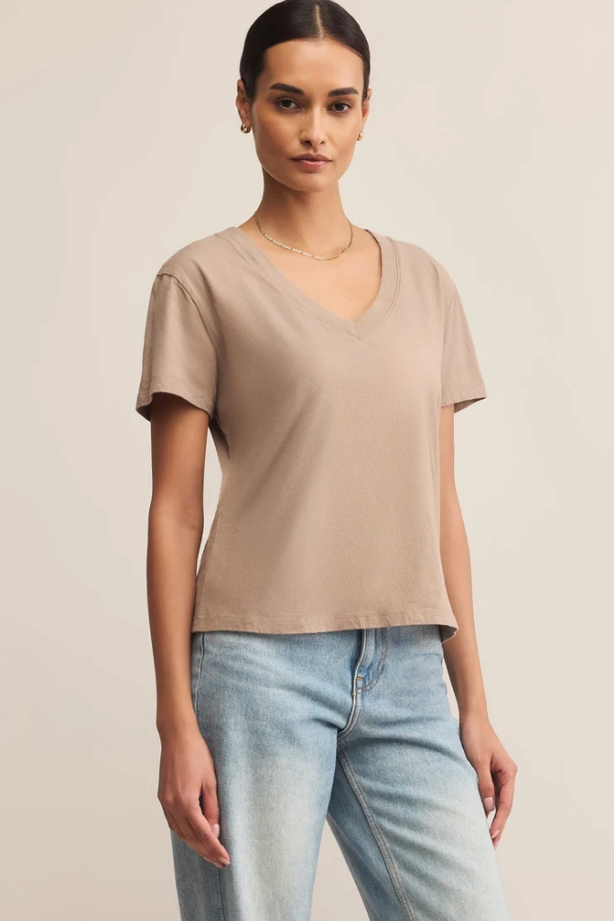 Weekdays V Neck Tee by Z Supply Summer Blouse