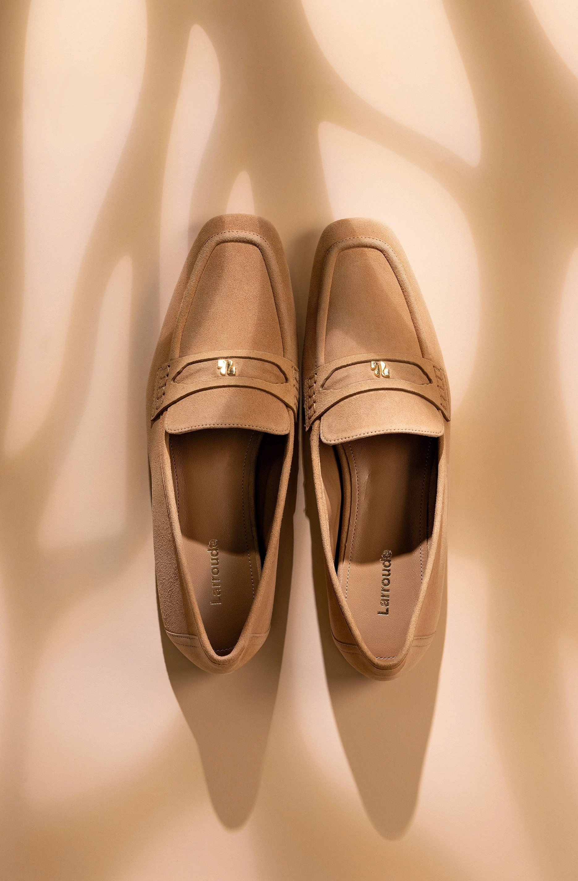 Suki Flat Loafer In Peanut Suede Ultra Light Construction Daily Chill