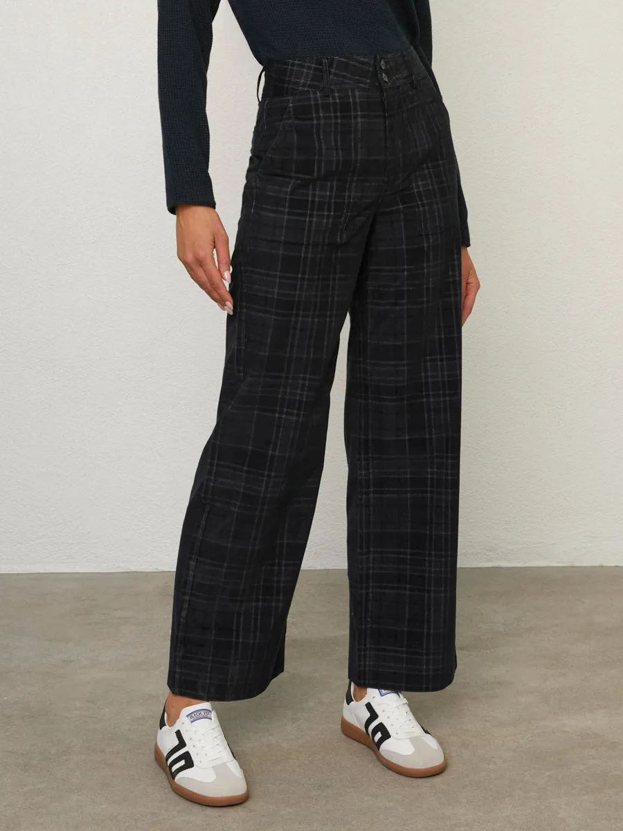 Quick Movement Wear PARKER PANT PLAID CORD