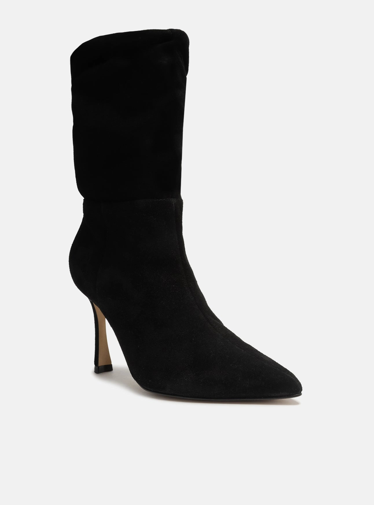 BreathableMesh Cleo Leather Stiletto Boot