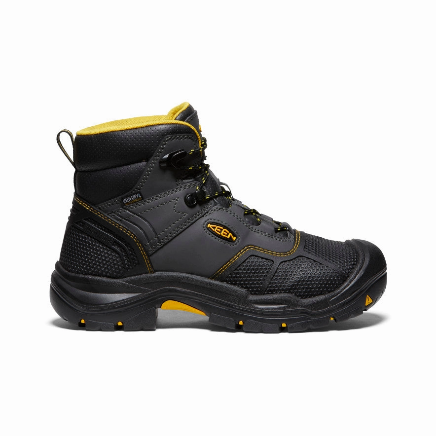 Men's Logandale Waterproof Boot (Steel Toe)  |  Raven/Black Anti Odor