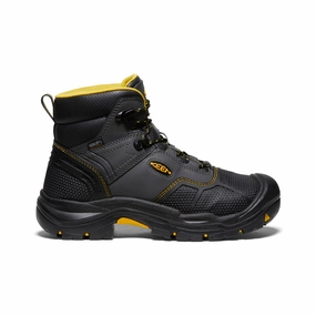 Men's Logandale Waterproof Boot (Steel Toe)  |  Raven/Black Quality craftsmanship